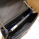 YSL Small Loulou Chain Bag in Black Y Matelasse Leather