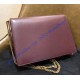 Saint Laurent Cassandra Chain Envelope Flap Bag in Wine Red Leather