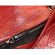 Saint Laurent Medium Niki Chain Bag in Crinkled and Quilted Red Leather