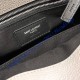 Saint Laurent Baby Sac De Jour Souple Duffle Bag in Gray Grained Leather