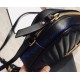 Saint Laurent Lou Camera Bag in Black Matelasse Leather
