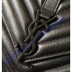 Saint Laurent Classic Large College Monogram Bag in Black Malelasse Leather with Black-toned Hardware