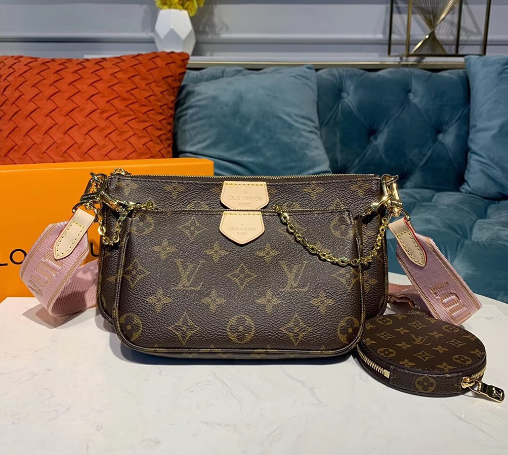 Louis Vuitton Multi-pochette Accessoires Pink – LuxTime DFO Handbags