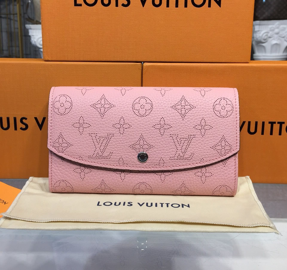 Louis Vuitton Mahina Leather Iris Wallet M60145-pink – LuxTime DFO Handbags
