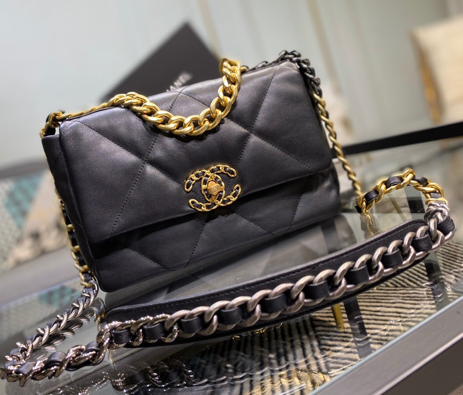 Chanel 19 Small Flap Bag C1160-black – LuxTime DFO Handbags