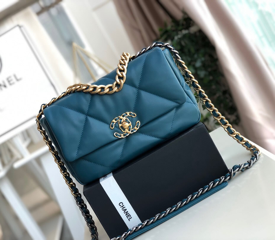 Chanel 19 Small Flap Bag C1160-blue – LuxTime DFO Handbags