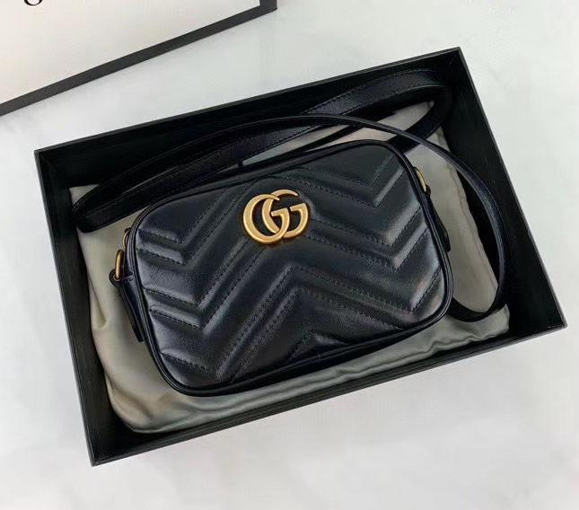 Gucci GG Marmont Matelasse Mini Bag GU448065A-black – LuxTime DFO Handbags
