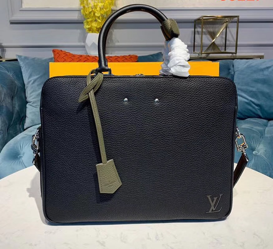 Louis Vuitton Armand Briefcase MM M55227black LuxTime DFO Handbags