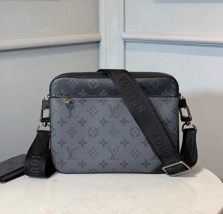 Lv Trio Messenger Bag Greystar