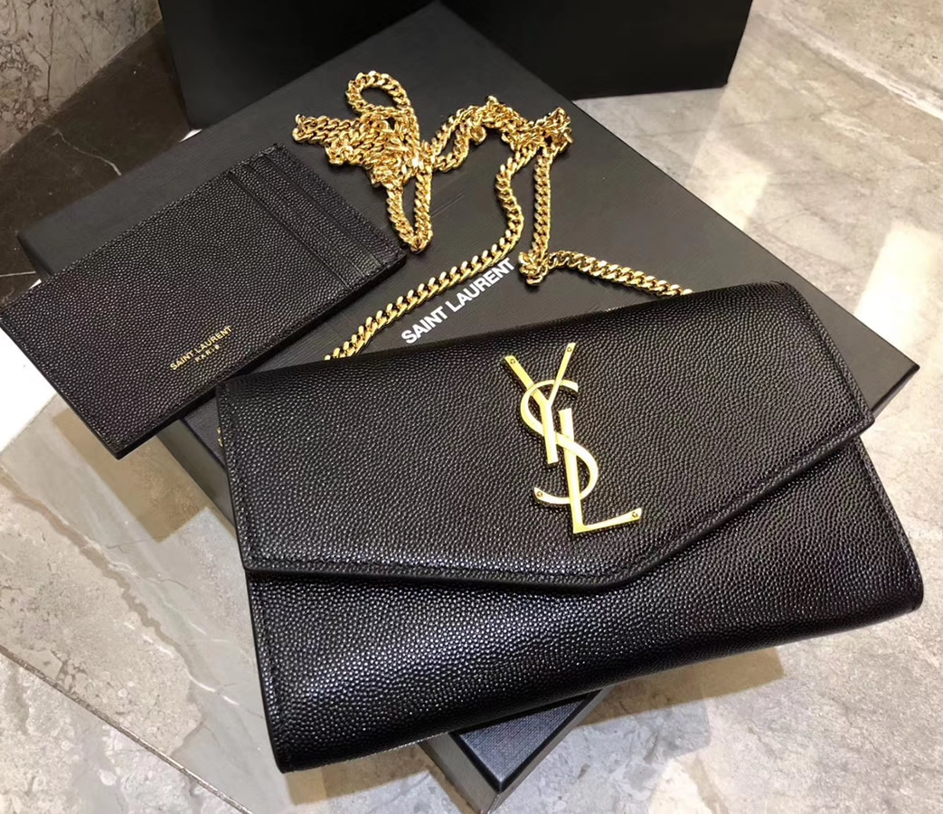ysl uptown chain wallet