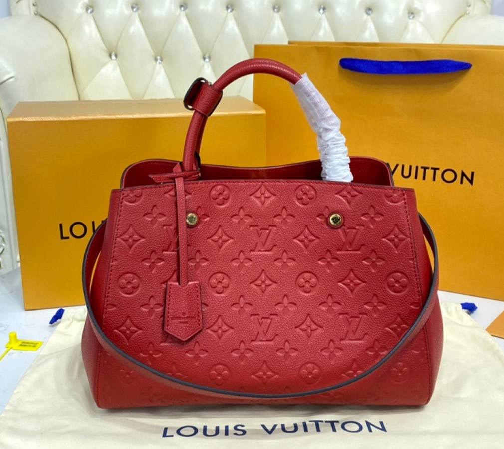 Louis Vuitton Monogram Empreinte Montaigne MM M41048-red – LuxTime DFO ...