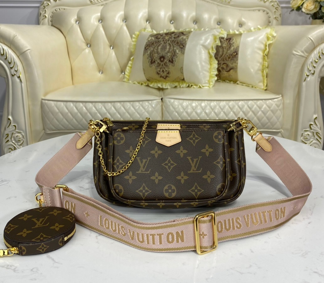 Louis Vuitton Multi-pochette Accessoires M44813-pink – LuxTime DFO Handbags
