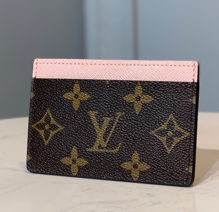 Louis Vuitton Monogram Canvas Card holder M60703pink LuxTime DFO Handbags