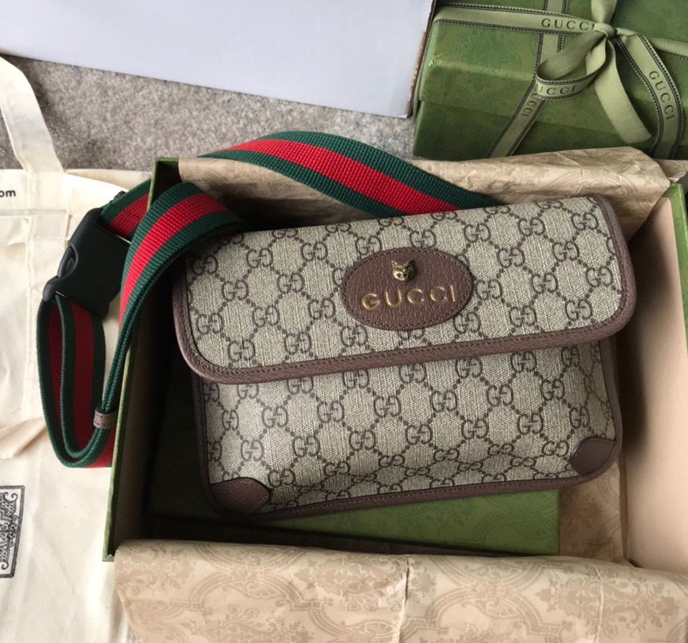 Gucci Neo Vintage GG Supreme belt bag GU493930-brown – LuxTime DFO Handbags