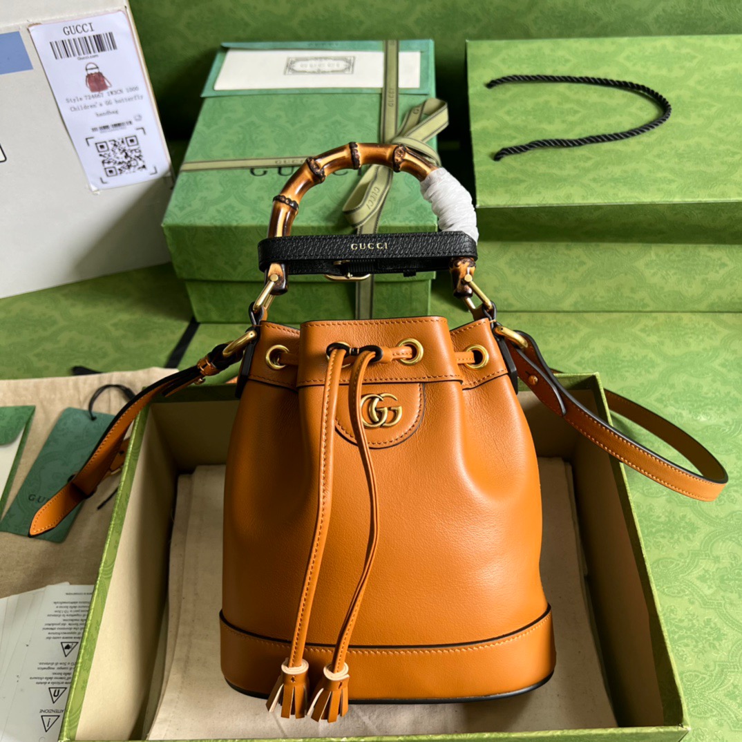 Gucci Diana Mini Bucket Bag GU724667-camel – LuxTime DFO Handbags