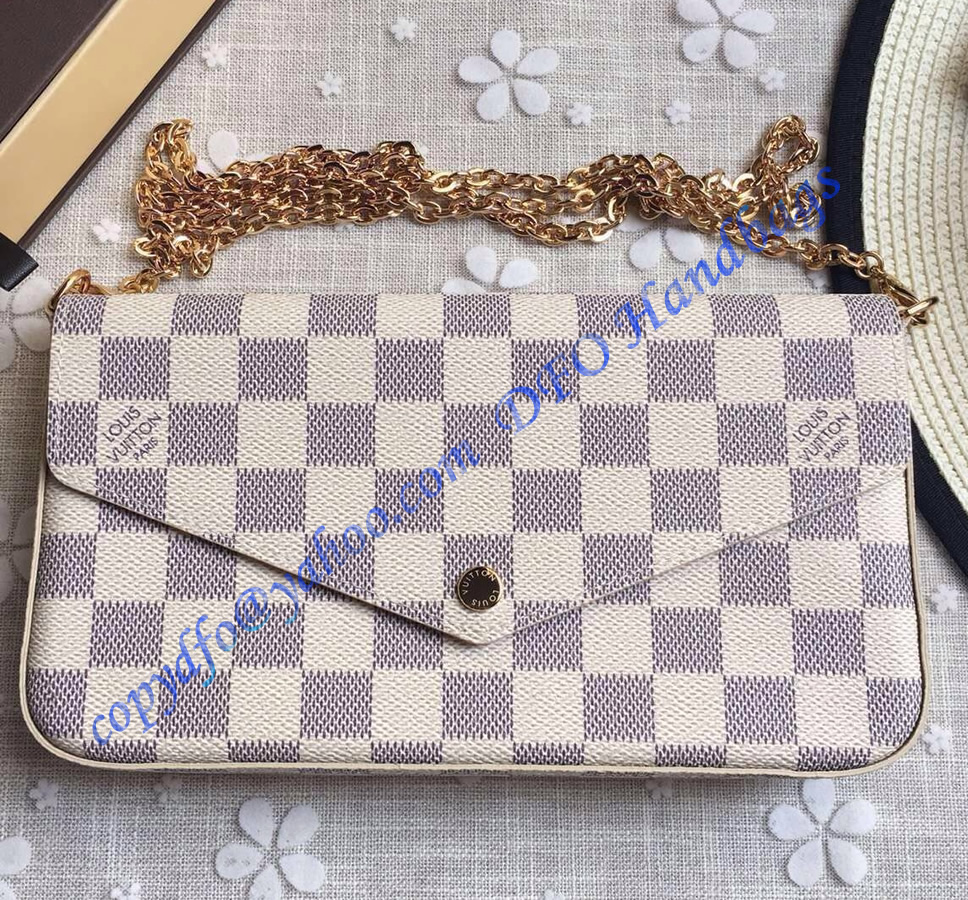 Louis Vuitton Damier Azur Pochette Felicie N63106 – LuxTime DFO Handbags