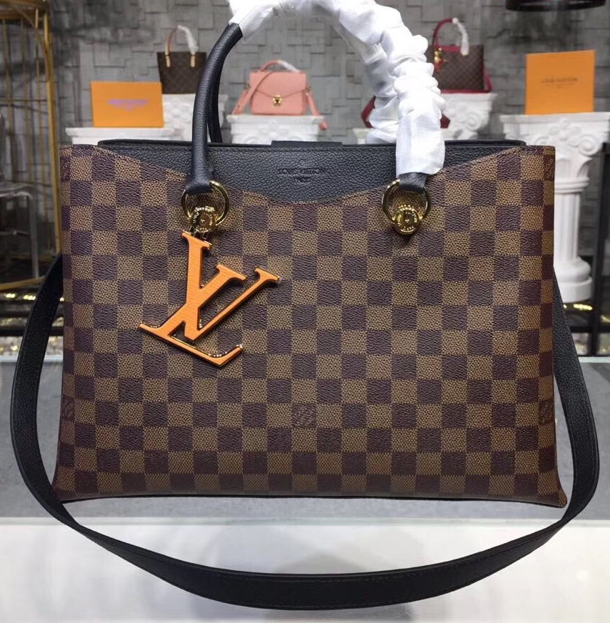 Louis Vuitton Damier Ebene LV Riverside Noir N40050