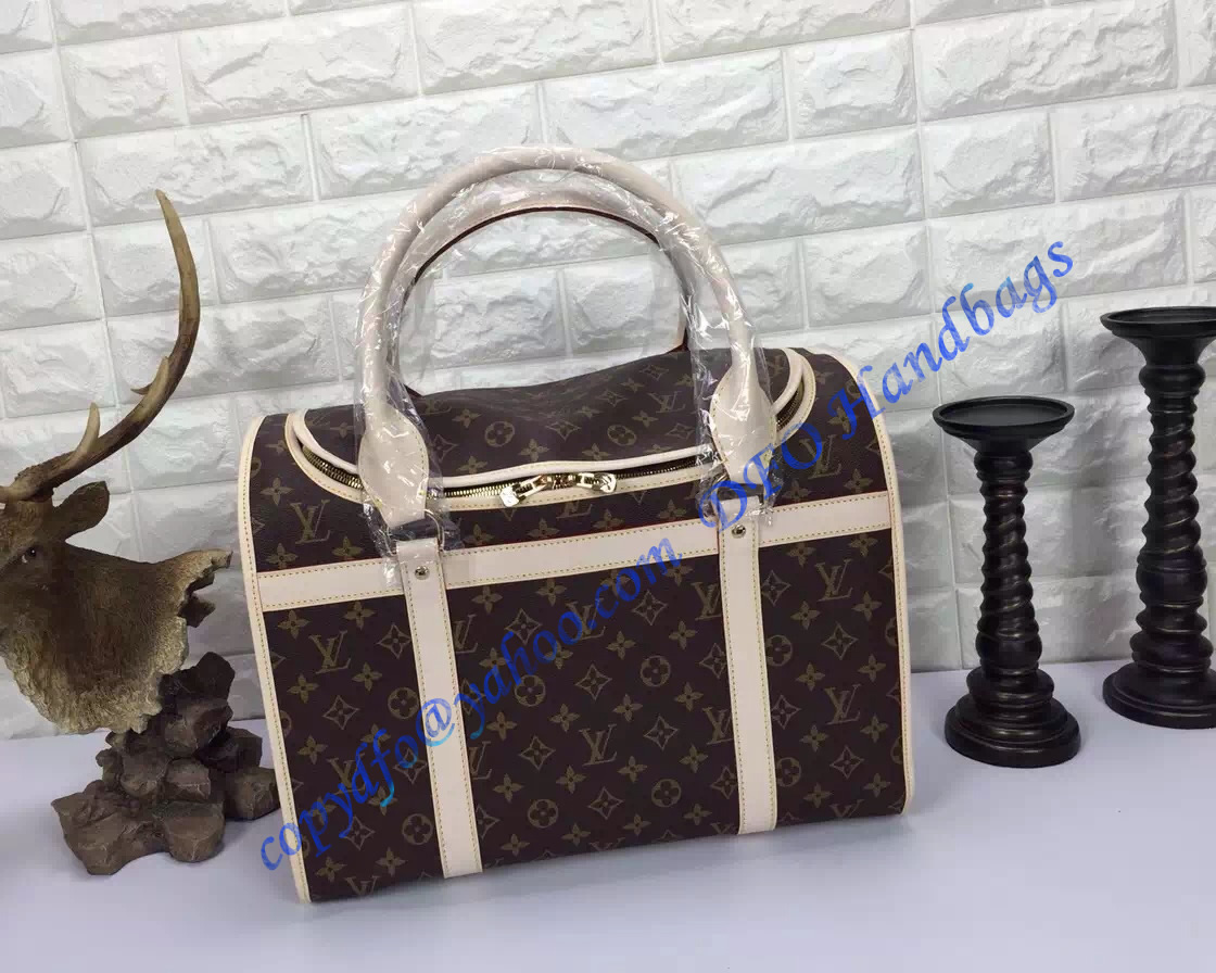 Louis Vuitton Monogram Canvas Dog Carrier 50